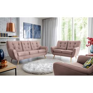 Sofa Sawston I (3 -Sitzer) Samt - Mauve