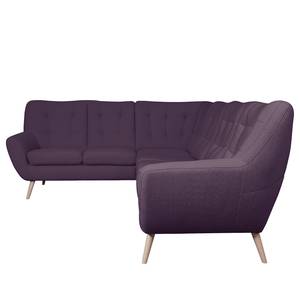 Ecksofa Sawston II Microfaser - Marineblau - Ausrichtung links