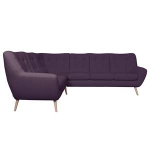 Ecksofa Sawston II Microfaser - Marineblau - Ausrichtung links