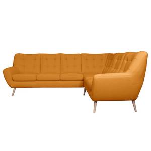 Ecksofa Sawston II Microfaser - Mauve - Ausrichtung rechts