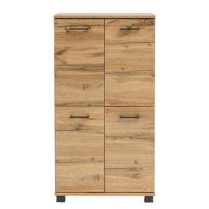 Highboard Nora landelijke eikenhouten look - Breedte: 60 cm