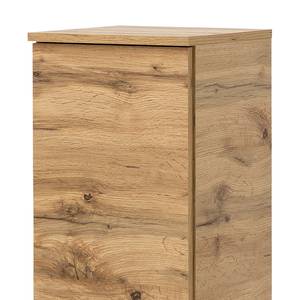 Highboard Nora landelijke eikenhouten look - Breedte: 30 cm