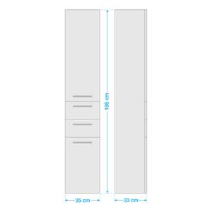 Hochschrank Quickset 341 I Graphit