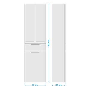 Hochschrank Quickset 341 III Graphit