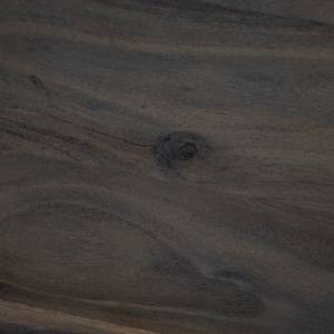 Eettafel Woodson Massief acaciahout/ijzer - Acaciahouten Grijs - Breedte: 180 cm