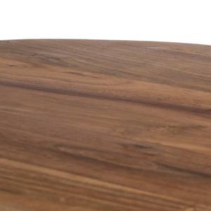 Eettafel Bedrock massief acaciahout/ijzer - acaciahout/zwart