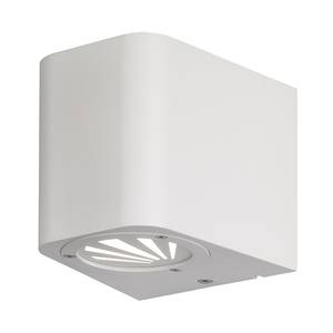 LED-wandlamp Bogota aluminium - 2 lichtbronnen - Wit