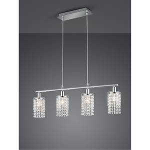 Hanglamp Posh III plexiglas/aluminium - 4 lichtbronnen