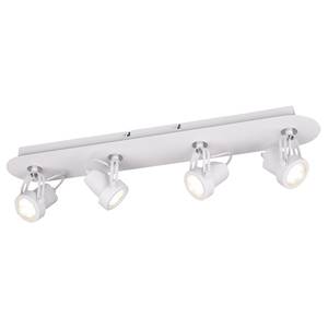 Plafondlamp Goa aluminium - Wit - Aantal lichtbronnen: 4