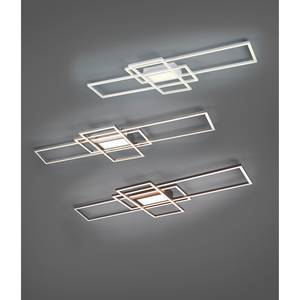 LED-plafondlamp Irvine kunststof/aluminium - 1 lichtbron - Zilver