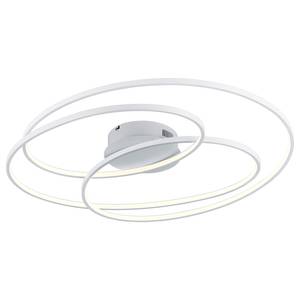 LED-plafondlamp Gale II kunststof/aluminium - 1 lichtbron - Wit