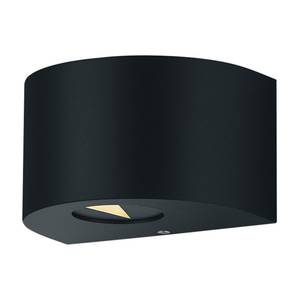 LED-wandlamp Rosario polyetheen - 2 lichtbronnen - Zwart