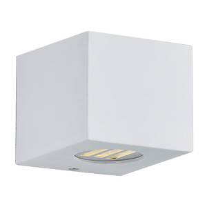 LED-Wandleuchte Cordoba Polyethylen - 2-flammig - Weiß