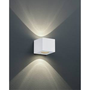 LED-Wandleuchte Cordoba Polyethylen - 2-flammig - Weiß