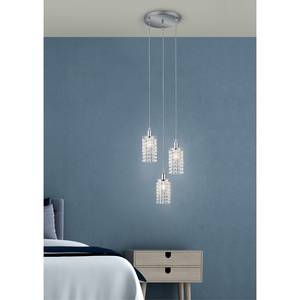 Hanglamp Posh II plexiglas/aluminium - 3 lichtbronnen