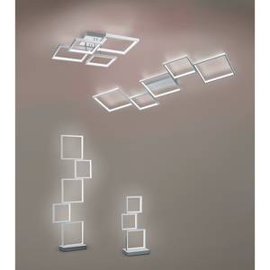 LED-Stehleuchte Sorrento Kunststoff / Aluminium - 1-flammig - Silber