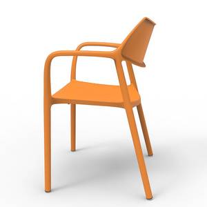 Chaises à accoudoirs Splash (lot de 2) Orange