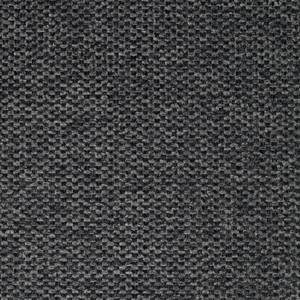 Armleunstoelen Lilley (set van 2) geweven stof/staal - Donkergrijs/zwart