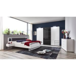 Bedframe Valencia Wit - Plaatmateriaal - 302 x 92 x 210 cm