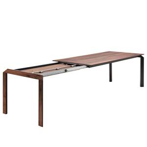 Table Millsboro I Poutres en chêne Terra - Largeur : 200 cm - Extensible