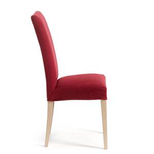 Gestoffeerde stoelen Ellerby I (2 stuk) geweven stof/massief beukenhout - beukenhout - Rood