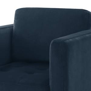 Sessel Hamina II Samt - Marineblau