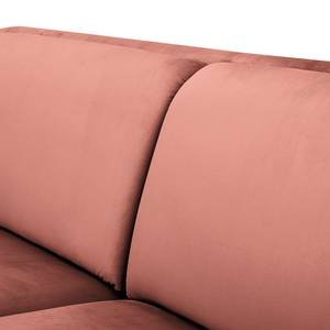 Sofa Bleecker (3-Sitzer) Samt - Mauve