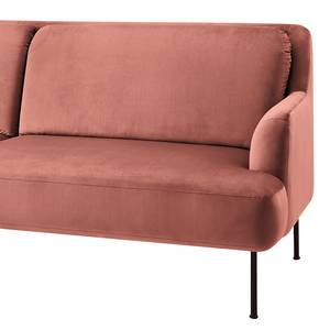 Sofa Bleecker (3-Sitzer) Samt - Mauve