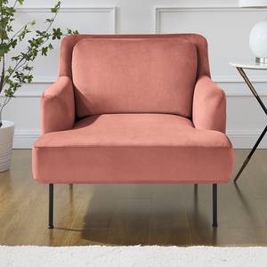 Fauteuil Bleecker fluweel - Mauve