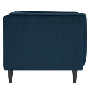 Sessel Botley Samt - Marineblau