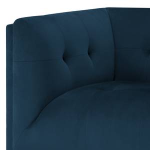 Fauteuil Botley Velours - Bleu marine