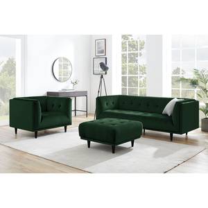 Fauteuil Botley Velours - Vert foncé