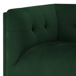 Fauteuil Botley fluweel - Donkergroen