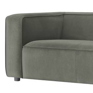 Sofa Berlou II (3-Sitzer) Microfaser - Grau