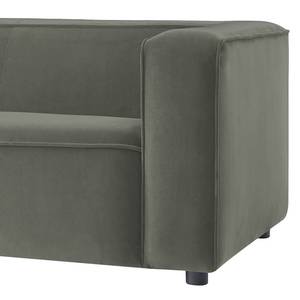 Sofa Berlou II (3-Sitzer) Microfaser - Grau