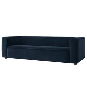 Sofa Berlou II (3-Sitzer) Microfaser - Marineblau