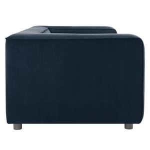 Sofa Berlou II (3-Sitzer) Microfaser - Marineblau