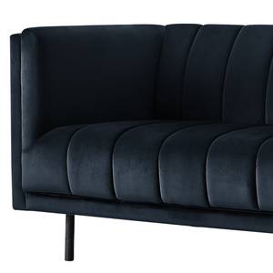 Sofa Beslon (3-Sitzer) Webstoff - Marineblau