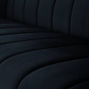 Sofa Beslon (3-Sitzer) Webstoff - Marineblau