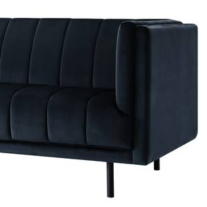 Sofa Beslon (3-Sitzer) Webstoff - Marineblau