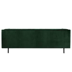 Canapé Beslon (3 places) Tissu - Vert foncé