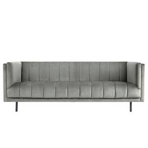 Sofa Beslon (3-Sitzer) Webstoff - Grau