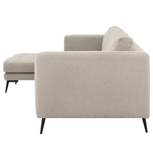 Ecksofa Hamina Flannel - Cappuccino - Longchair davorstehend links