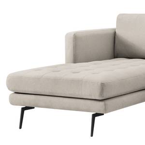 Ecksofa Hamina Flannel - Cappuccino - Longchair davorstehend links