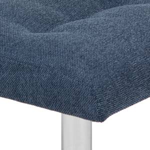 Fauteuil relax Peers Tissu - Bleu foncé