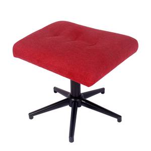Fauteuil relax Peers Tissu - Rouge