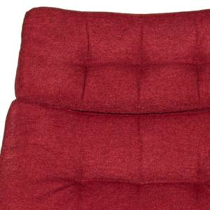 Relaxfauteuil Peers geweven stof - Rood