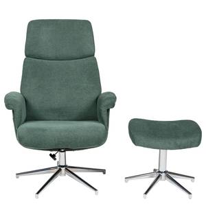 Fauteuil relax Sudbury Tissu - Vert foncé