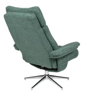 Fauteuil relax Peers Tissu - Vert foncé