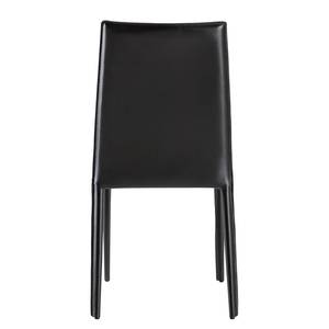 Chaises Portola (lot de 2) Cuir recyclé / Fer - Noir